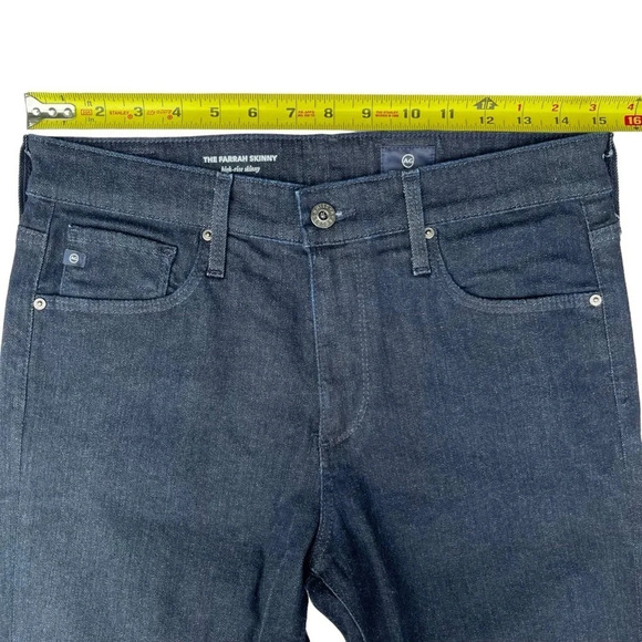 AG Adriano Goldschmied Farrah High Rise Skinny Dark Wash Size 29 - Picture 9 of 14